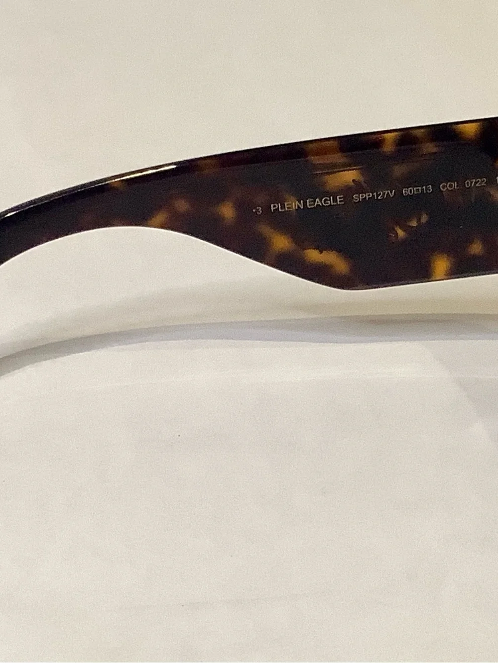 Philipp Plein Tortoiseshell Sunglasses with Gradient Gray Lenses